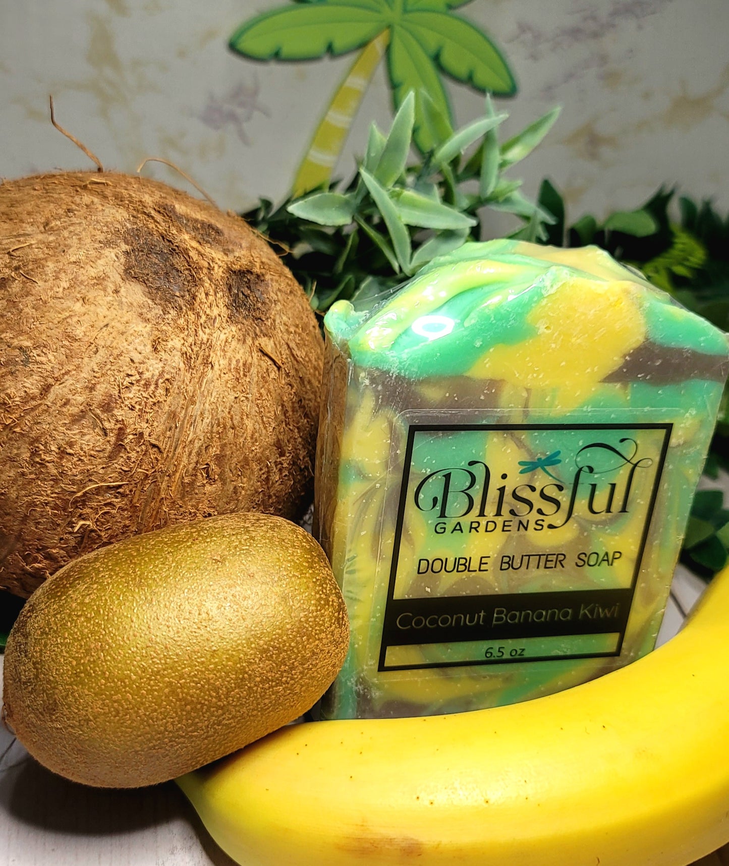 Coconut, Banana & Kiwi Soap